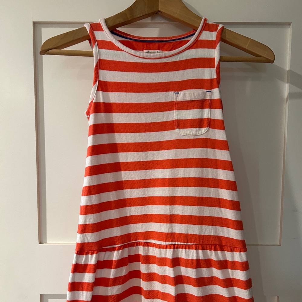 Johnnie B (Boden) Girls Striped Dress with Tassels Size 6